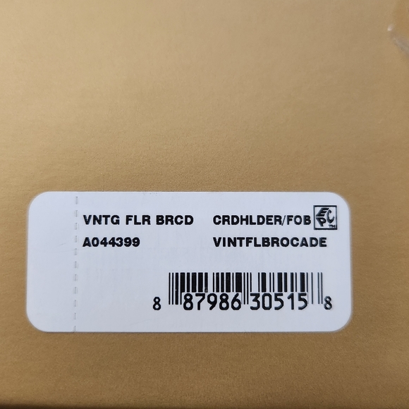 Patricia Nash card holder wallet and key fob Keychain gift set - Picture 4 of 5